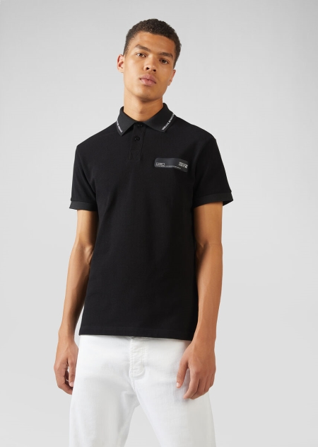 Tricou Polo Versace Logo Barbati | IFSMABK-39